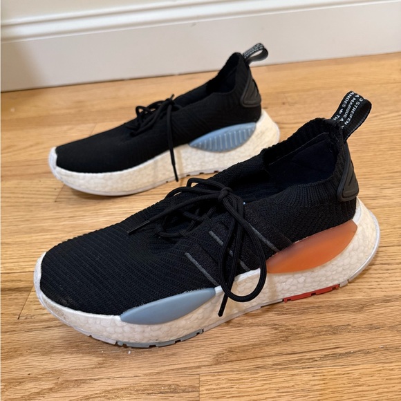 adidas NMD W1 Core Black Cloud White Clear Sky (Women's) - Picture 2 of 7